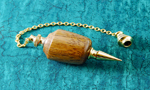 Bocote Pendulum with Gold Fittings