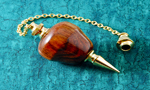 Caribbean Rosewood Pendulum with Gold Fittings