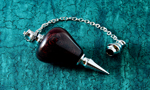 Burma Blackwood Pendulum with Silver Fittings