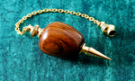 Caribbean Rosewood Pendulum with Gold Fittings