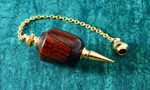 Desert Ironwood Pendulum with Gold Fittings